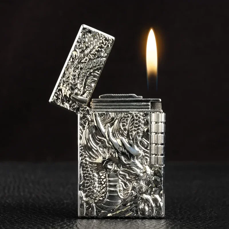 Isqueiro de gás dragão, jato d - Fire Starting Kit avaliação e preço