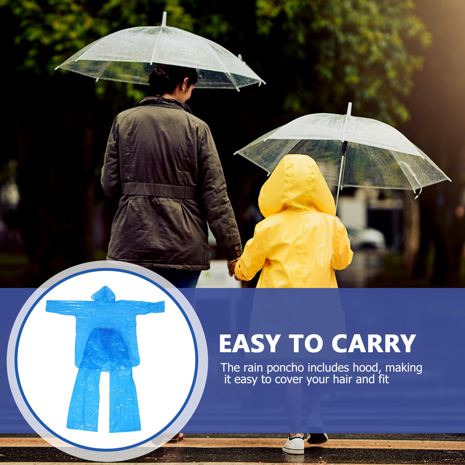 Conjunto de Capa de Chuva Tran - Emergency Poncho Rain avaliação e preço