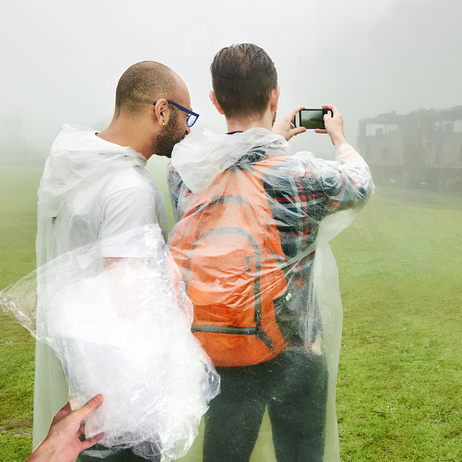 Conjunto de Capa de Chuva de E - Emergency Poncho Rain avaliação e preço