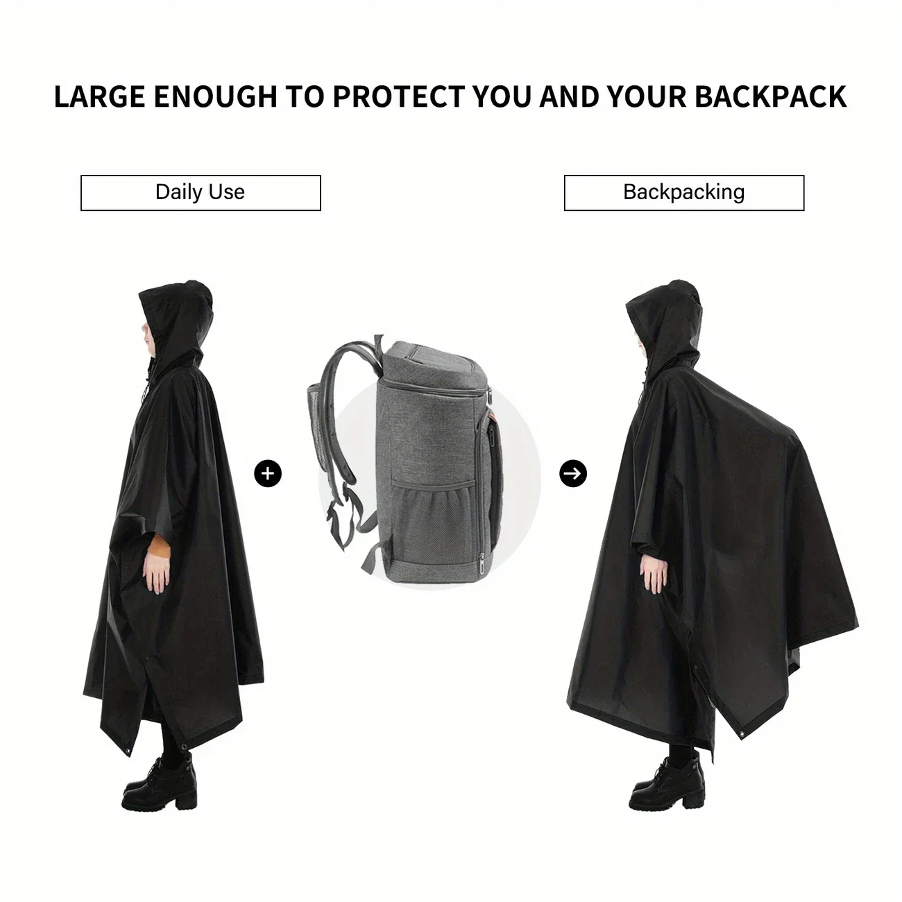 2026 Para Camping e Caminhadas - Emergency Poncho Rain avaliação e preço